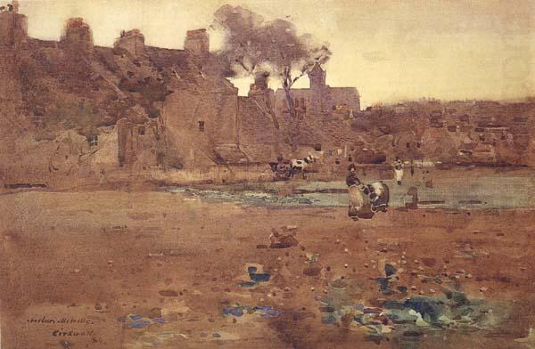 Arthur Melville,ARSA,RSW,RWS Kirkwall (mk46) china oil painting image